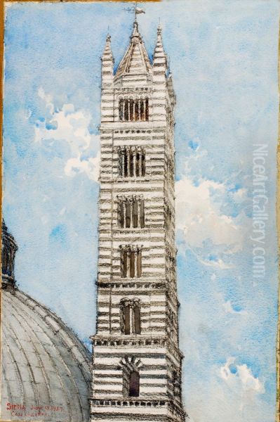 Cathedral Tower, Siena - view 1