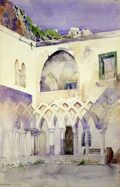 Courtyard, Capucine Monastery, Amalfi - view 1