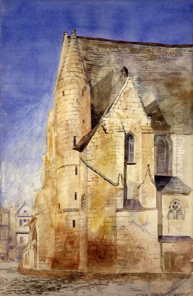 Old Church, Tours, France - view 1