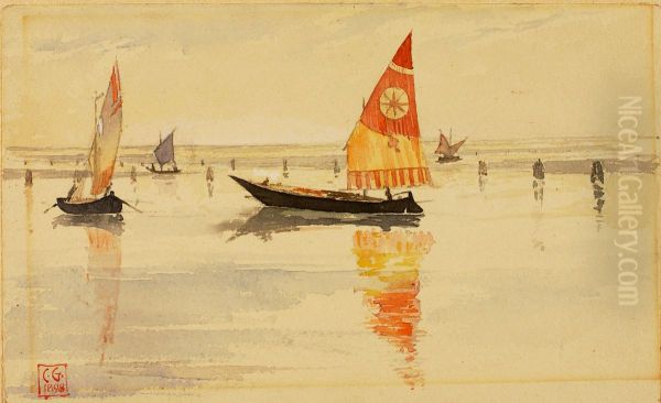 Sailboats (Venice) - view 1