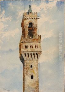 Tower of Palazzo Vecchio, Florence, Italy by unknown