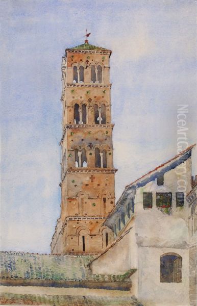 Tower, San Francisco Romano, Rome - view 1