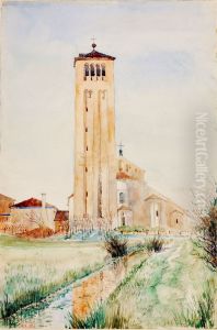 The Tower, Cathedral of Torcello by unknown