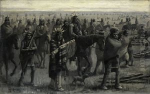 Indians Migrating by Alexander F. Harmer