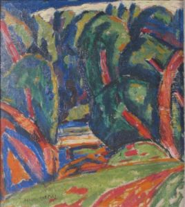 Red Tree by Marsden Hartley