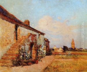 Bourg-de-Batz, Brittany. by Ferdinand du Puigaudeau