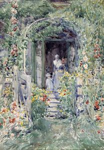 The Garden in Its Glory by Childe Hassam