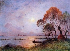 Sunset on the Grande Briere