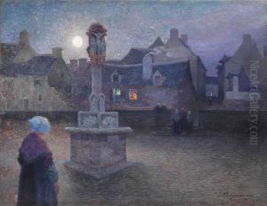 The Wayside Cross at Rochefort-en-Terre The Wayside Cross at Rochefort-en-Terre