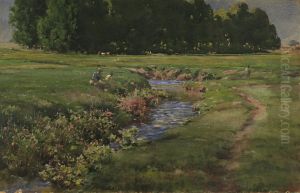 The Babbling Brook by William Henry Holmes