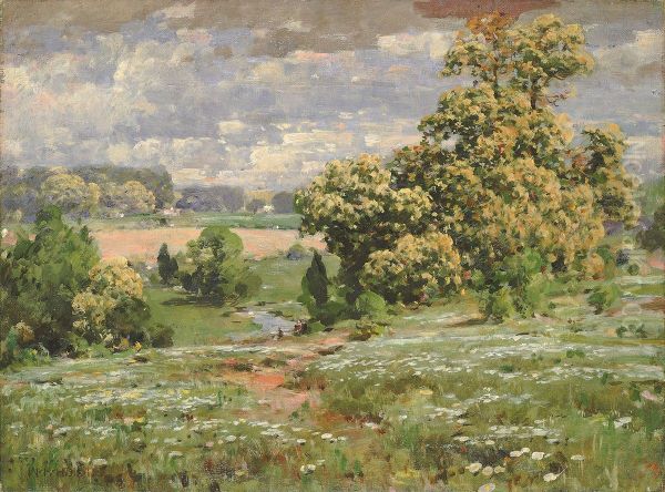 Chestnut Trees in Bloom - view 1