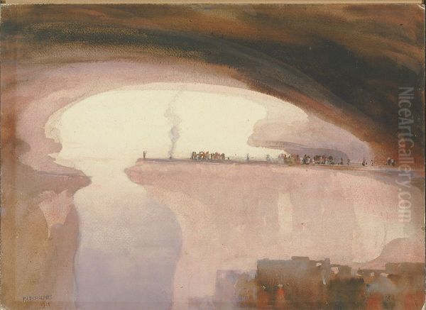 A Cliff Dweller's Ceremony, Colorado - view 1