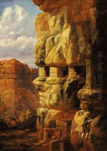Cliff Houses on the Rio Mancos, Colorado