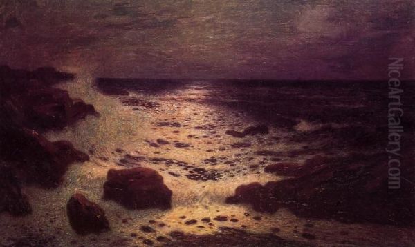 Moonlight on the Sea and the Rocks - view 1