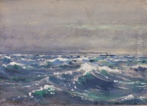 On the Steamer Bremen, off Nova Scotia, 1880 by William Henry Holmes