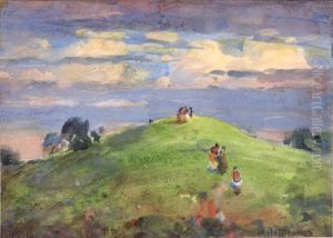 On the Sunset Hill, 1926 by William Henry Holmes