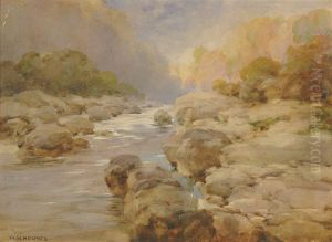Unmodified Rock Creek, about 1910