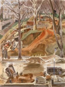 Excavation at the White House by Mitchell Jamieson