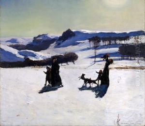 Snow Fields (Winter in the Berkshires) by Rockwell Kent