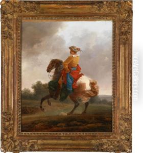 A Sophisticated Horseman In Thelevade by Francesco Giuseppe Casanova