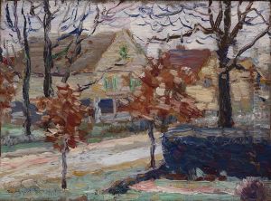 View of Melrose Street from the Spiers' Porch