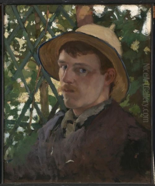 Self-Portrait at Montigny - view 1
