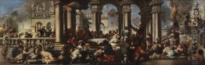 The Banquet of Cleopatra by Sebastiano Mazzoni