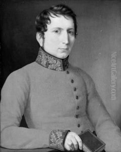 Frederik Wilhelm Caspar von Benzon, Groom-in-Waiting at the Danish Court by Christoffer Wilhelm Eckersberg
