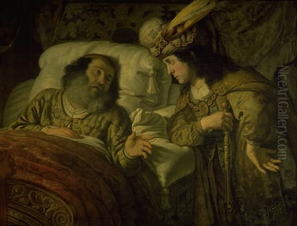 The Dying David Admonishes Solomon - view 1