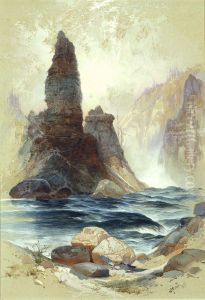 Above Tower Falls, Yellowstone by Thomas Moran