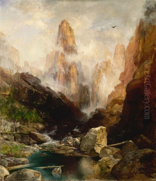 Mist in Kanab Canyon, Utah - view 1
