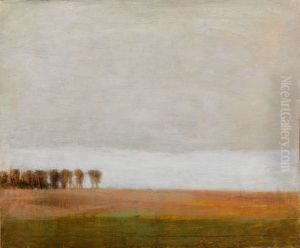 Parti fra Jaegersborg Alle. Studie by Vilhelm Hammershoi