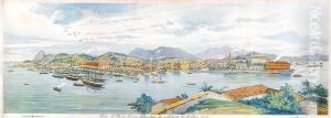 Vista Do Rio De Janeiro Tomada Da Ilha Das Cobras by Ugo Casanova