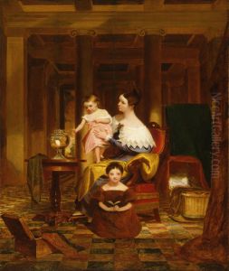 The Goldfish Bowl (Mrs. Richard Cary Morse and Family) by Samuel Finley Breese Morse