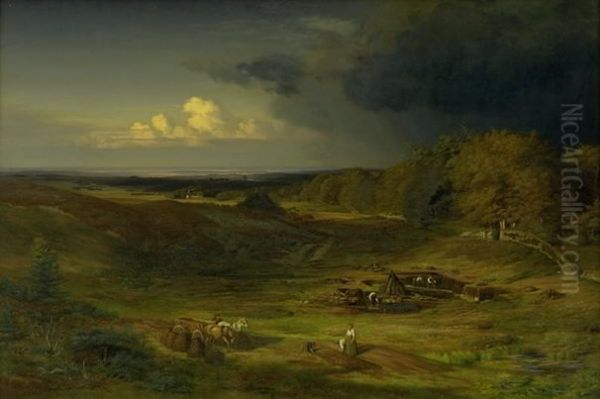Landscape near Frederiksborg Castle - view 1