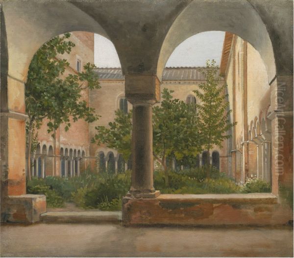 The Cloisters of San Lorenzo fuori le mura in Rome - view 1