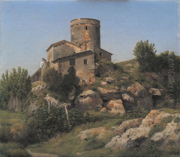 Turmbau in der romischen Campagna - view 1
