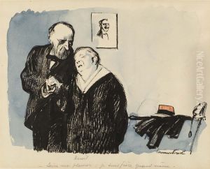 Mourning by Hermann-Paul