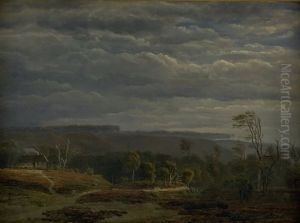 A View of a Wooded Landscape in Jutland