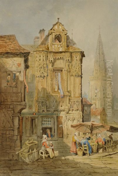 Marketplace at Bruges - view 1