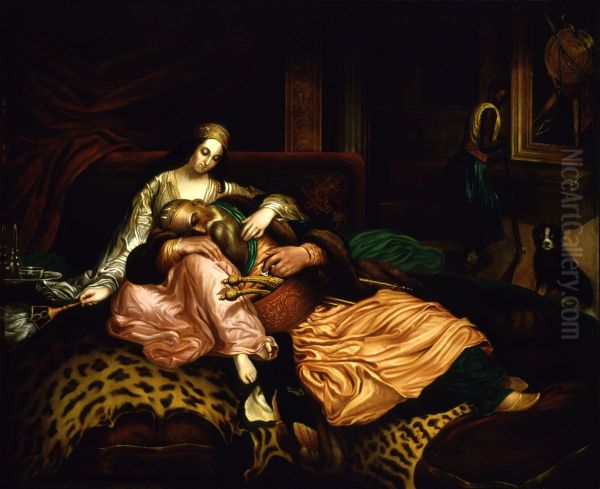 (Interior Scene with Sultan and Concubine) - view 1