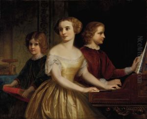 The Parmly Sisters by Thomas Prichard Rossiter