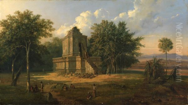 Javanese Temple in Ruins - view 1