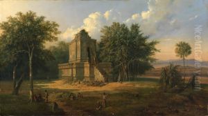 Javanese Temple in Ruins by Raden Saleh