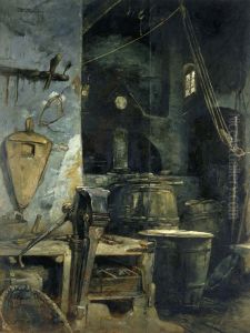 Bell Foundry, Germany by Walter Shirlaw