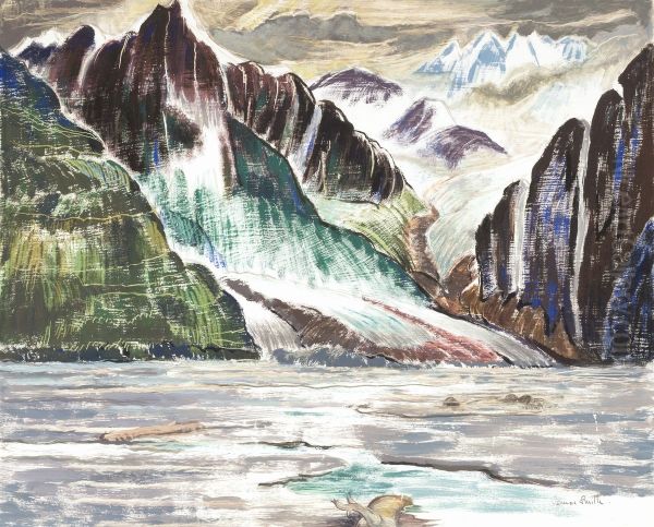 Foot of Glacier, Valdez, Alaska - view 1