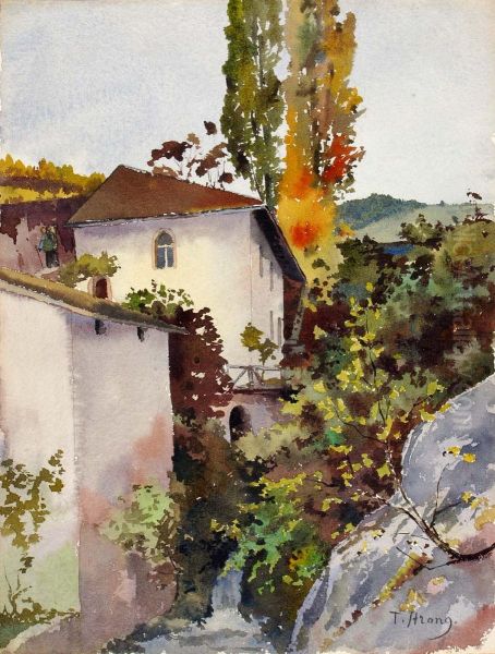 Between Lausanne and Vevey, Above the Highway - view 1