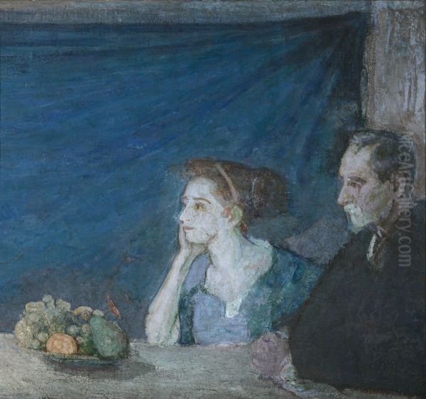 Portrait of Mr. and Mrs. Atherton Curtis with Still Life - view 1