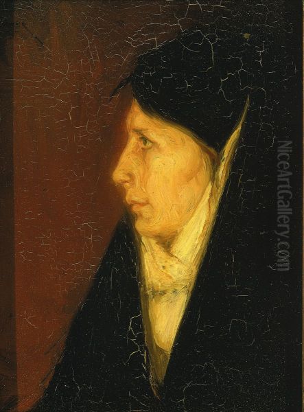 Profile of a Woman's Head - view 1