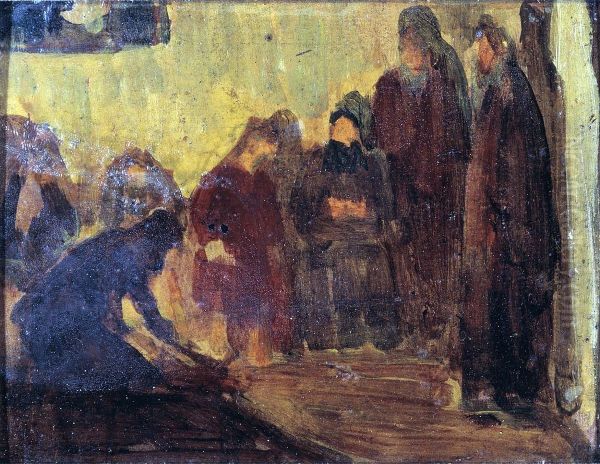 Study, Christ Washing the Feet of the Disciples - view 1